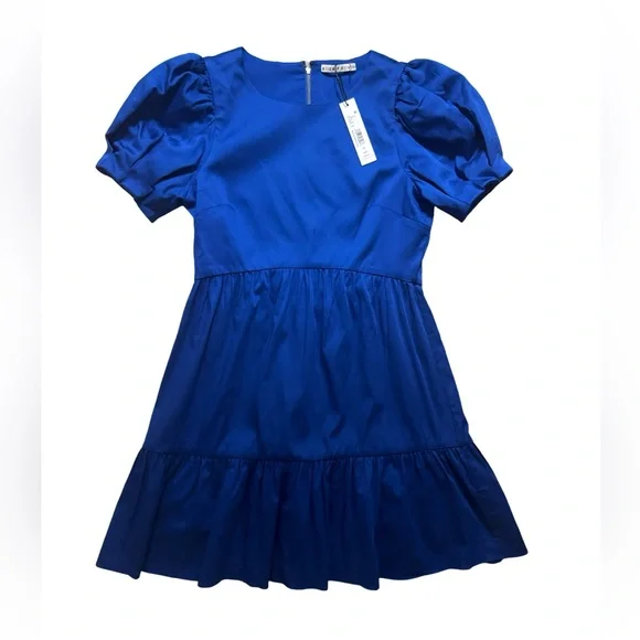 Alice + Olivia Royal Ann Tiered Mini Dress - Picture 3 of 4